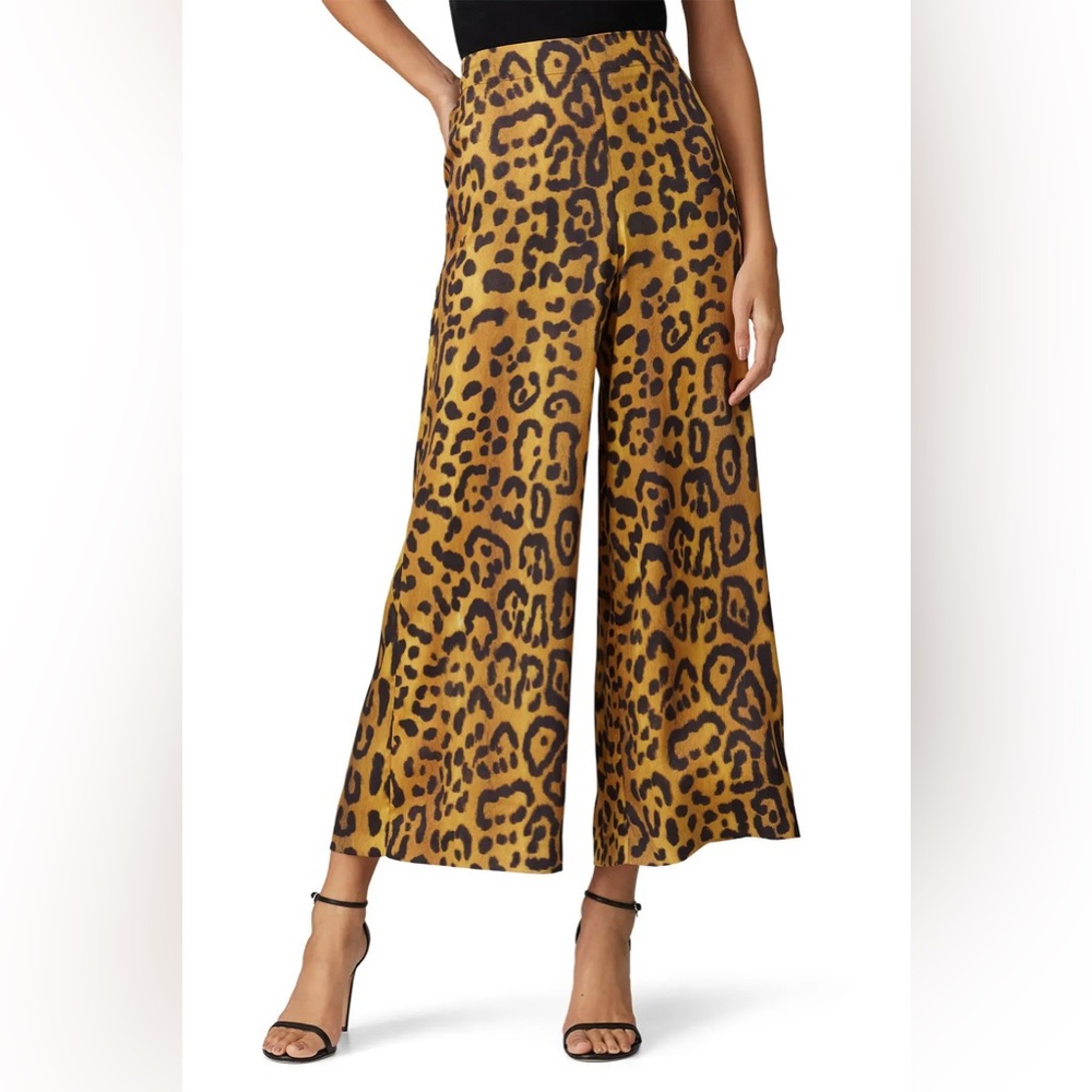 Adam Lippes Leopard Print Trousers